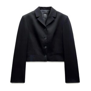 New ZARA Tailord Cropped Blazer